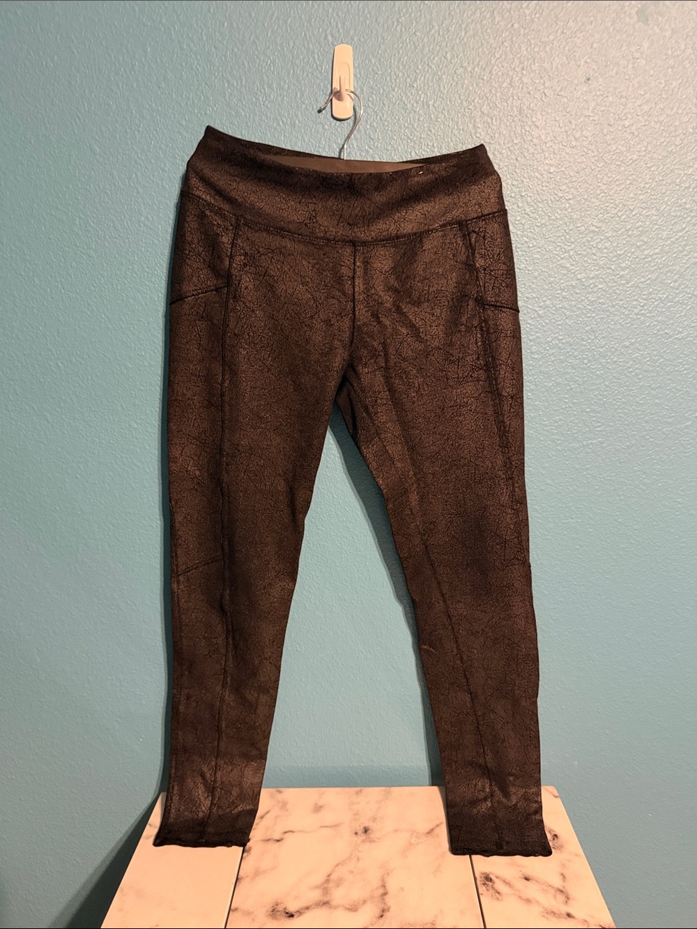Mudd Black Textured Leggings